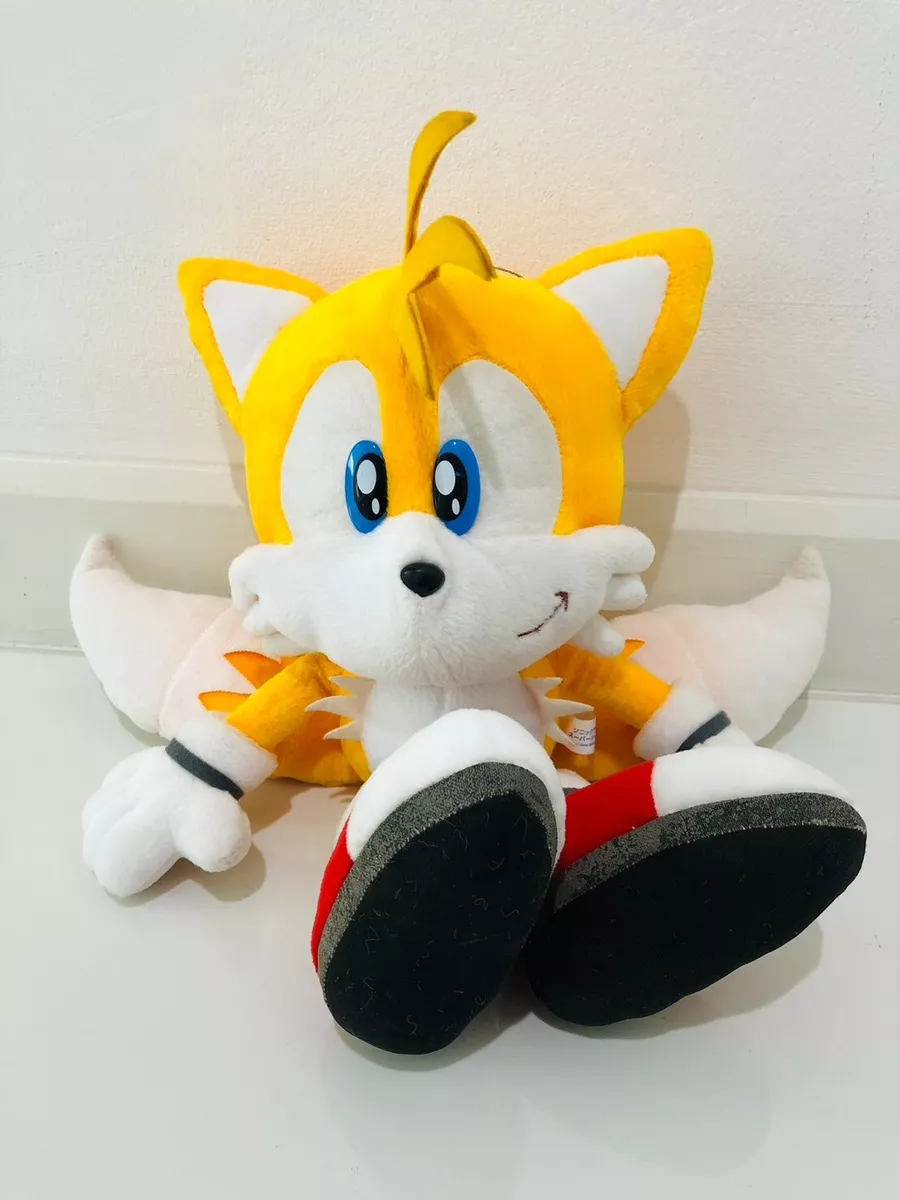 Sonic Adventure 2 SHADOW the Hedgehog SEGA Japan 2001 Plush Doll 15 TAG SA2