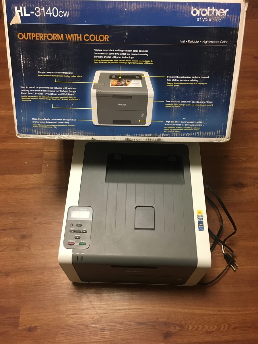 For Parts Brother HL 3140CW Digital Color Printer w Wireless