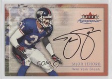 2000 Fleer Tradition Autographics Jason Sehorn Auto a8r