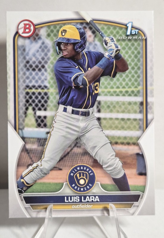 2023 Bowman Luis Lara RC 1st Rookie - Red Hot Prospect