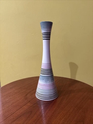 PRICE CUT Vintage Royal Haeger MCM Mid Century Vase Striped
