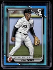 2024 Bowman Draft #BD-154 Jeral Perez Sky Blue #/499