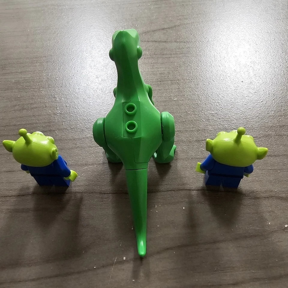 Lego Toy Story Pizza Planet Green Alien And Rex Minifigures Lot. FAST SHIPPING!. - Image 3 of 4