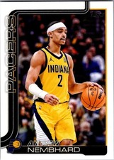 2025-26 Topps Basketball - Andrew Nembhard #52 Base Card Indiana Pacers