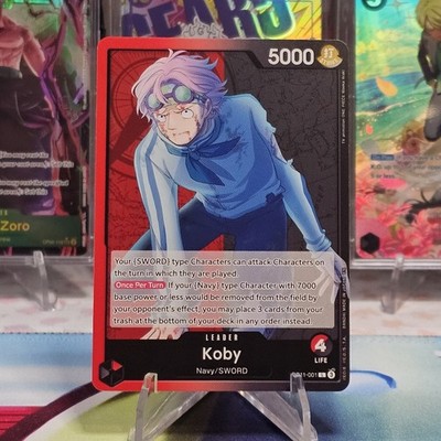 Koby OP11-001 L A Fist of Divine Speed One Piece NM/M