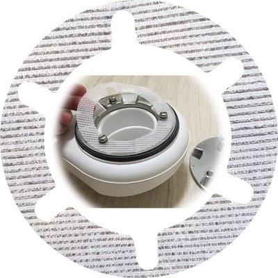 10er Set Haarsieb 11cm Ø, Abflusssieb für Dusche & Badewanne, Haarfänger