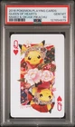 Pokemon Queen Of Hearts Playing Cards Maiko Pikachu & Okuge Pikachu PSA 10