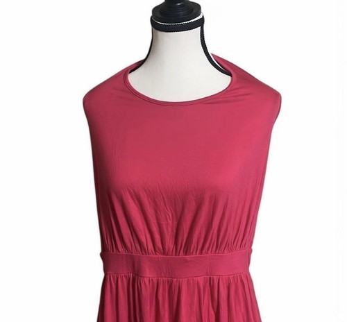 Old Navy Dress Sz XL Halter Back Feminine Vacation Beach Flowy Vacation Beach - Picture 3 of 7