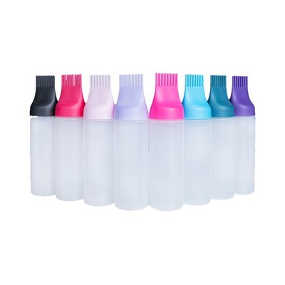 170 ML Hair Dye Bottle Brush Shampoo Hair Color Oil Comb Applicator