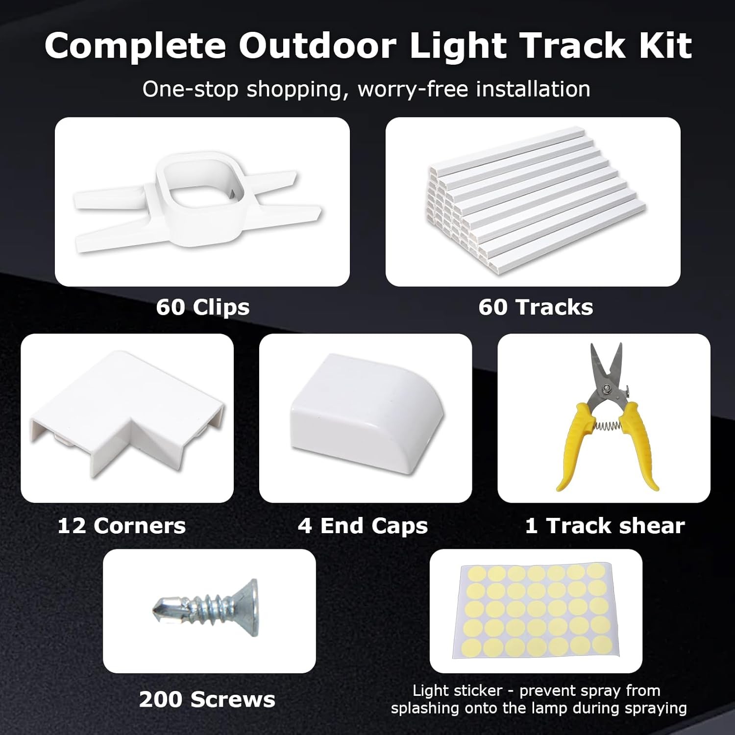 100FT Light Track System for Govee Permanent Outdoor Lights Pro (H706A)