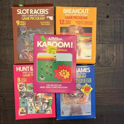 Atari 2600 VCS Game Cartridge + Box Untested Activision Parker Bros Retro VTG