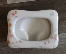 VTG Takahashi San Francisco Porcelain Mini Picture Frame Japan Petal Flowers