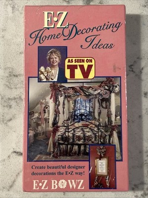 E Z Home Decorating Ideas (1995 Fullscreen VHS) FACTORY SEALED E Z BOWZ 