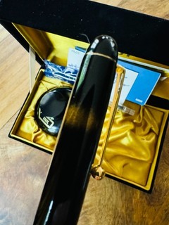 Pluma Estilográfica Namiki Urushi Maki e Grúa Doble por Ryo Kunimitsu Med Nuevo en Caja