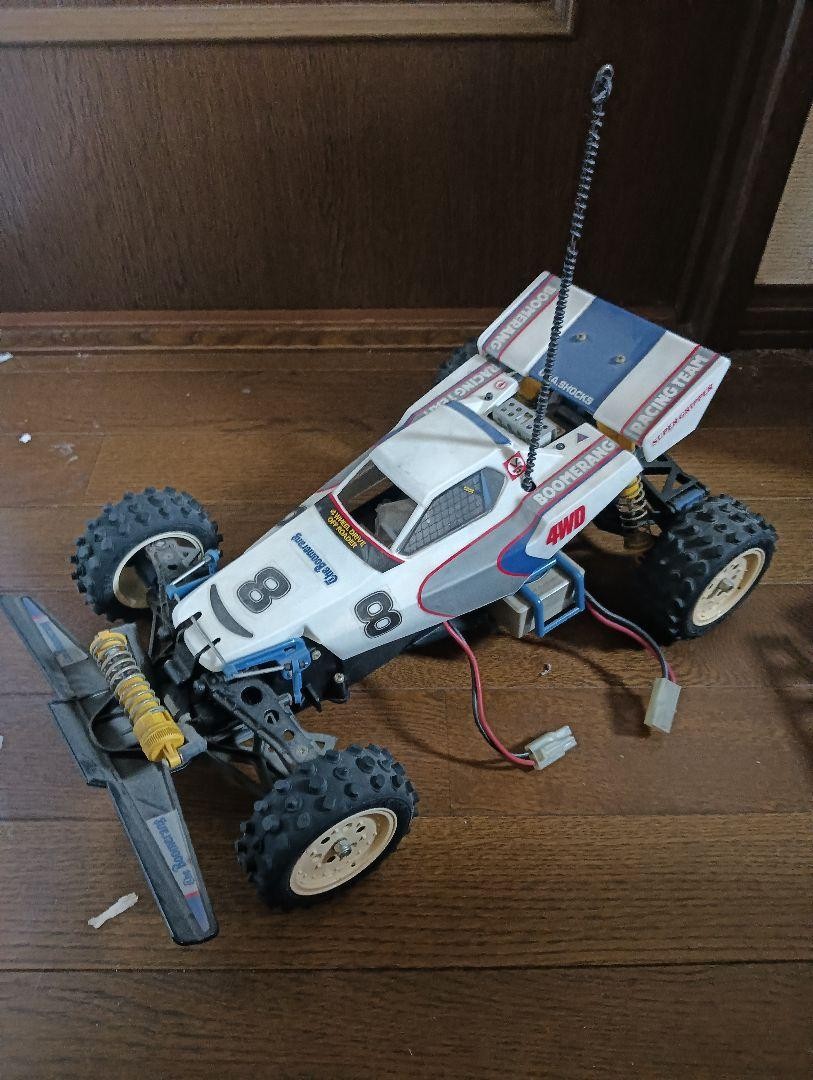 Vintage 1986 Tamiya Boomerang RC Car for Restoration