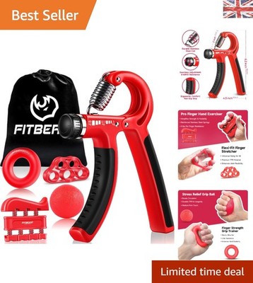 5er Pack Grip Strengthener Kit - verstellbare Handgriffe für Sportler & Musiker