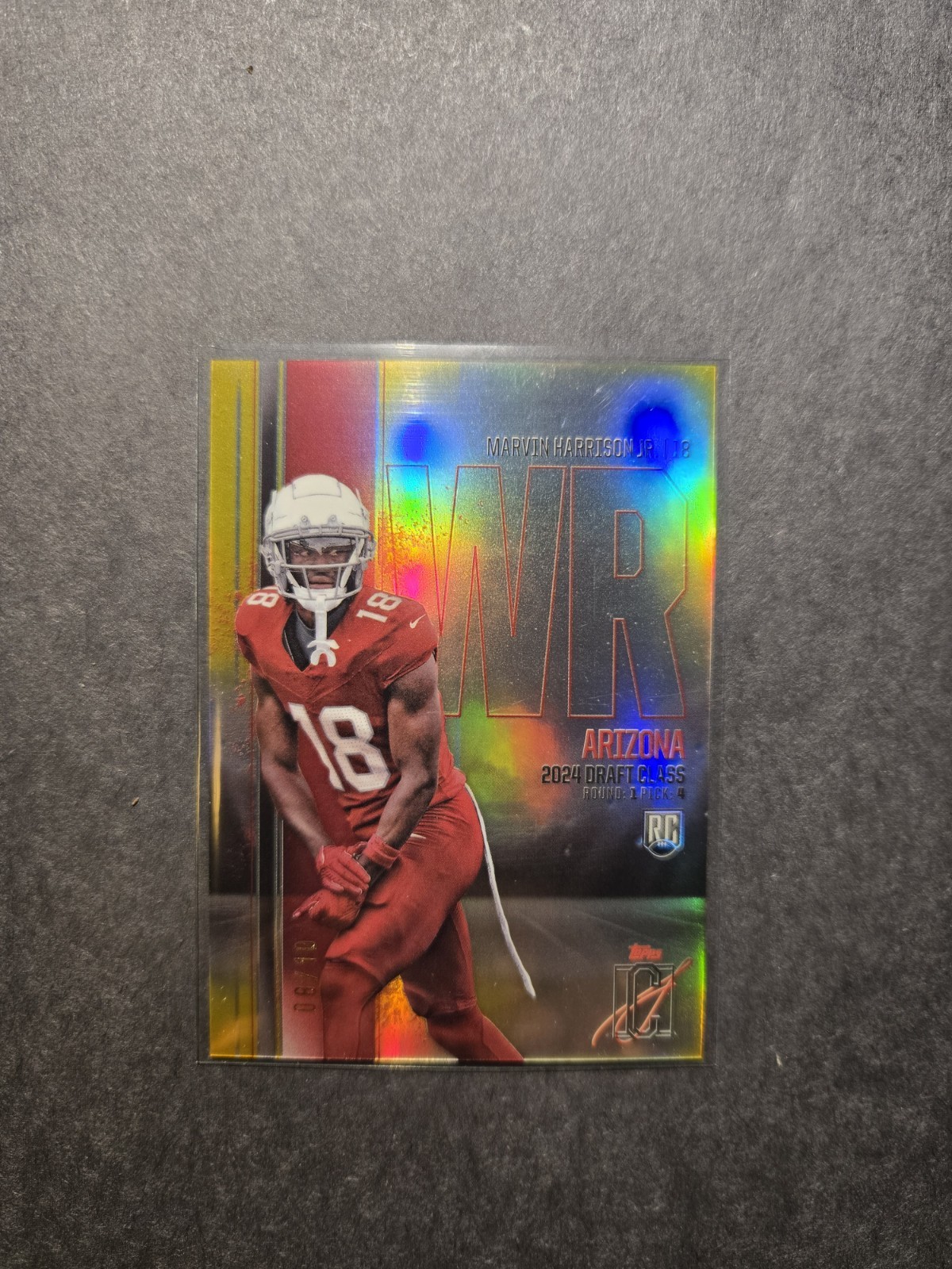 2024 Topps Signature Class - Marvin Harrison Jr - /10 Gold Chrome Variation