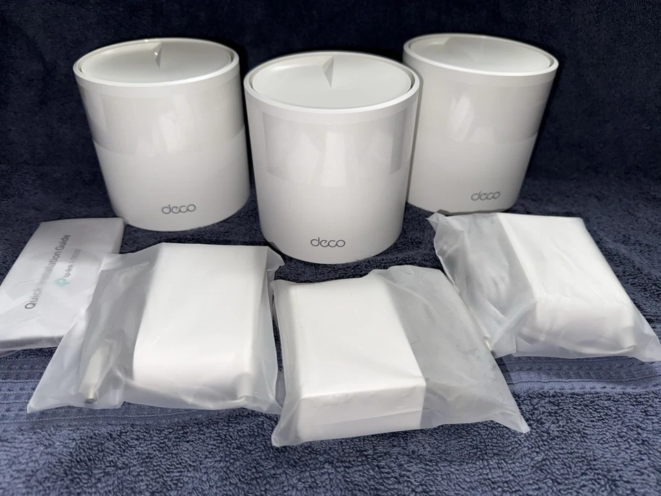 TP-Link AX4300 Deco Pro Wi-Fi 6 Whole Home System 3pk White - Image 2 of 4