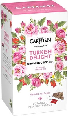 Carmién Tea Pyramid Sortiment: Turkish Delight Rooibos Tee 20er (50g)