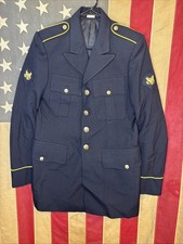 35 L Army Service Uniform ASU Dress Blue Enlisted Man Jacket Coat 5924