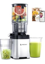 Image of AMZCHEF Cold Press Juicer Machines - Slow Masticating Juicer with 145mm Large