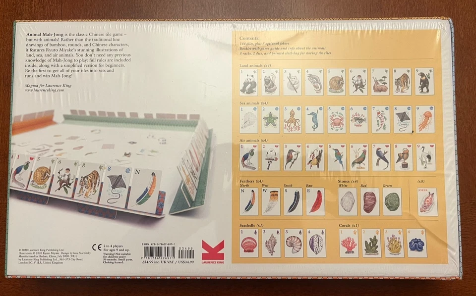 Animal Mah-Jong - The Traditional Chinese Tile Game Reinvented - New & Sealed - Image 2 of 4