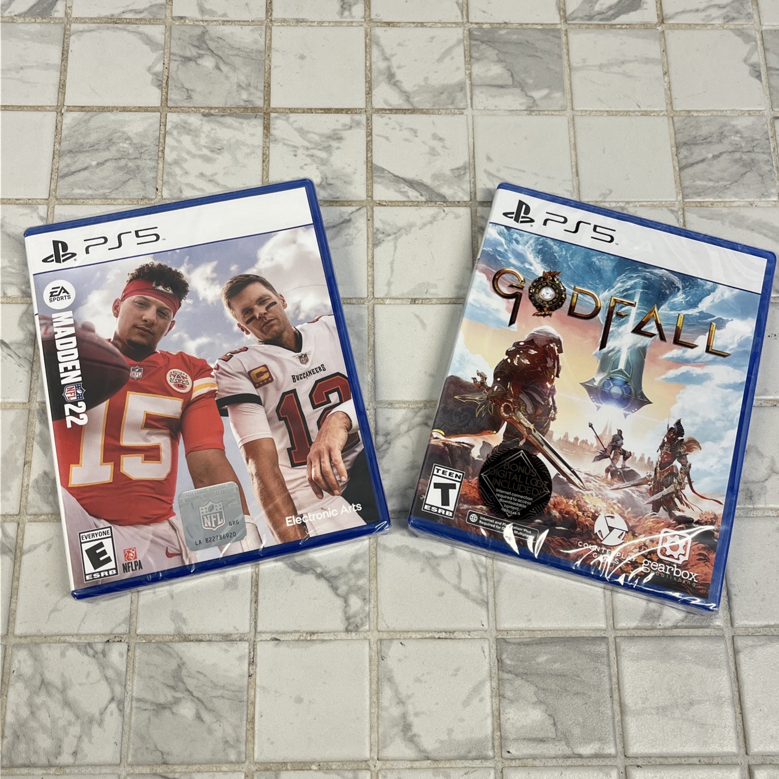 2 Games 1 Low Price Madden NFL 22 & GodFall Sony PlayStation 5 New Factory Seal