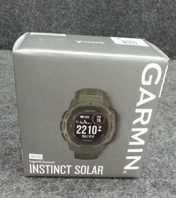Garmin 010-02293-14 Instinct Solar Tactical Rugged GPS Smartwatch 45mm Moss