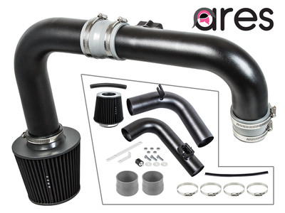 BLACK Ares GK Cold Air Intake Kit  +Filter 2011-2015 Chevy Cruze 1.4L L4 Turbo