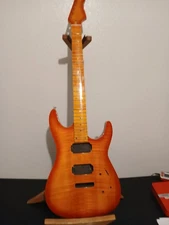 S Style Amberburst DIY Project Guitar Body and Neck NEW
