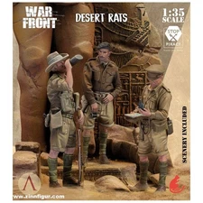 Scale75 1/35 War Front - Desert Rats (3 Figures w/Scenery)
