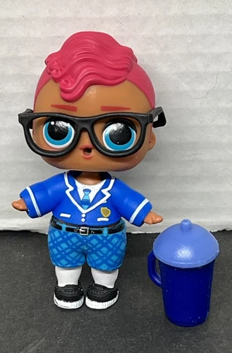 Lol Surprise Doll Smarty Pants Boys Series 1 Red Hair Glasses Blue Eyes MGA
