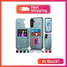 DJDUCK Designed for Samsung Galaxy A16 5G Case Wallet with Card Holder, Magneti