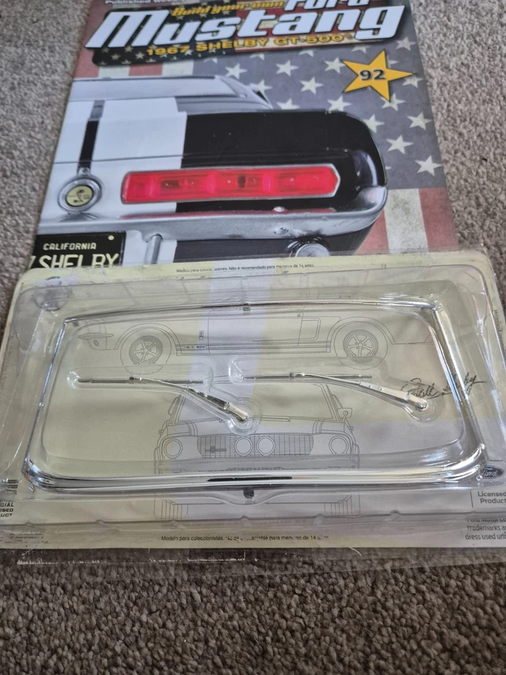1/8 DEAGOSTINI BUILD YOUR OWN FORD MUSTANG 1967 SHELBY GT-500 ISSUE 92 INC PART - Image 3 of 3