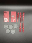 Vintage Hasbro GI Joe 1990 COBRA RAGE Vehicle Parts Lot Mines Missiles Original