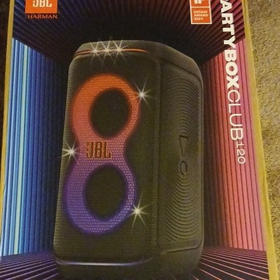 JBL PartyBox Club 120 PartyBox Portable Speaker System, Black
