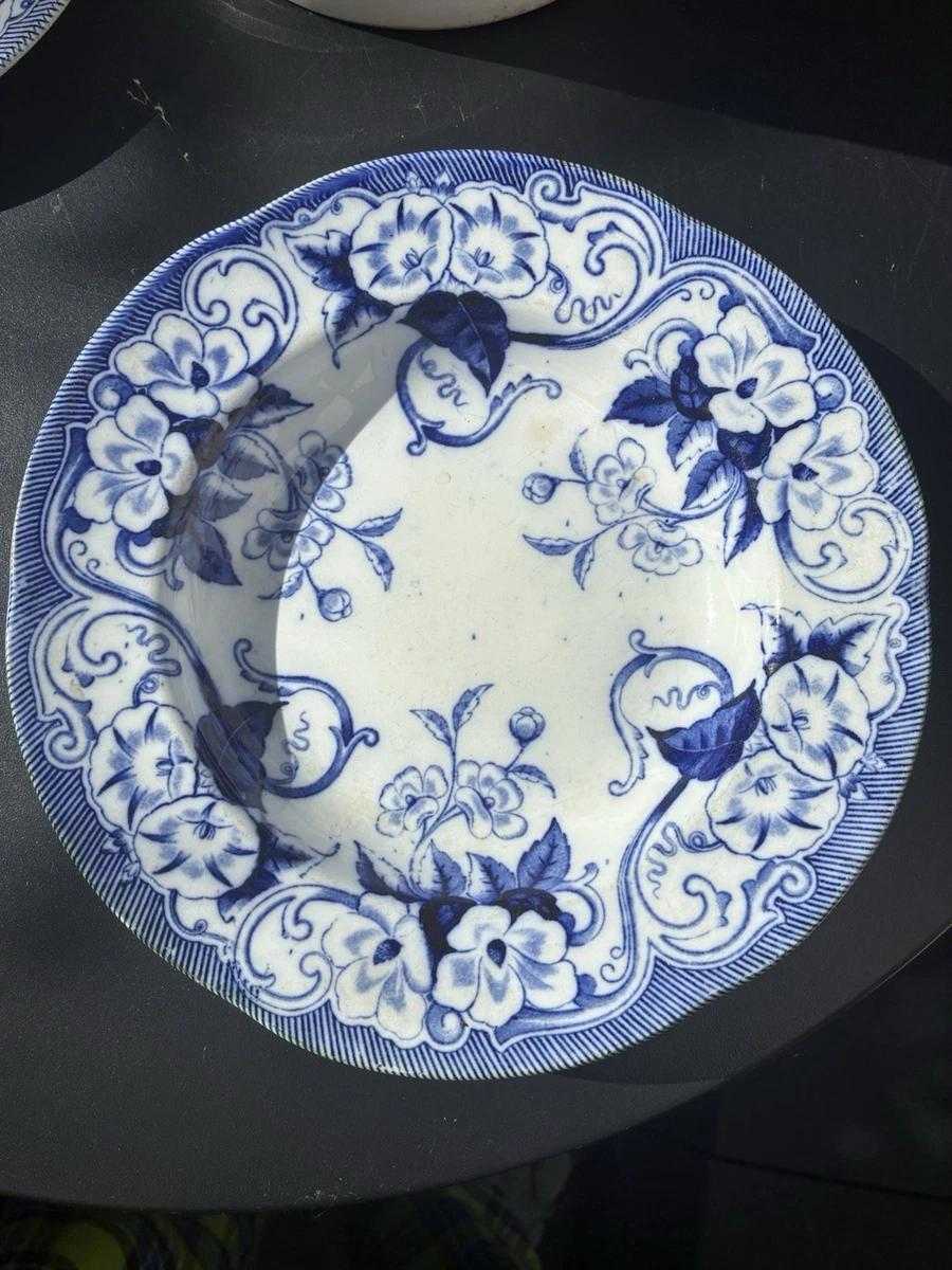 フランス　アンティーク　creil montereau ペールブルー　オランダ ソーシエール3.Creil et Montereau フランスアンティーク雑貨