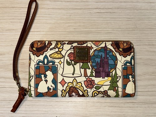 Disney Dooney & Bourke - Beauty and the Beast Stained Glass Wrislet Wallet - Picture 3 of 12