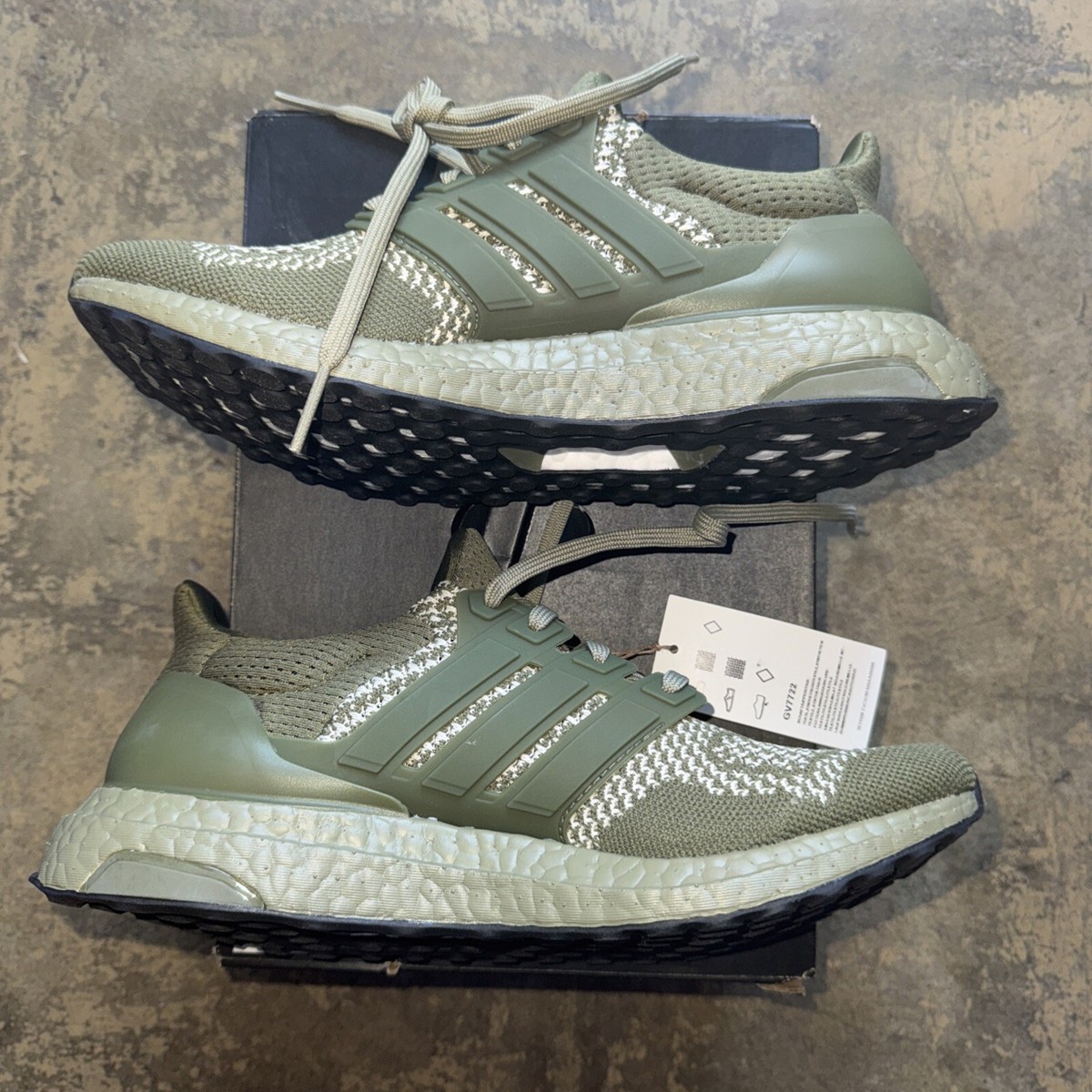 Size 7.5 - adidas UltraBoost 1.0 DNA Focus Olive for sale  display picture 3