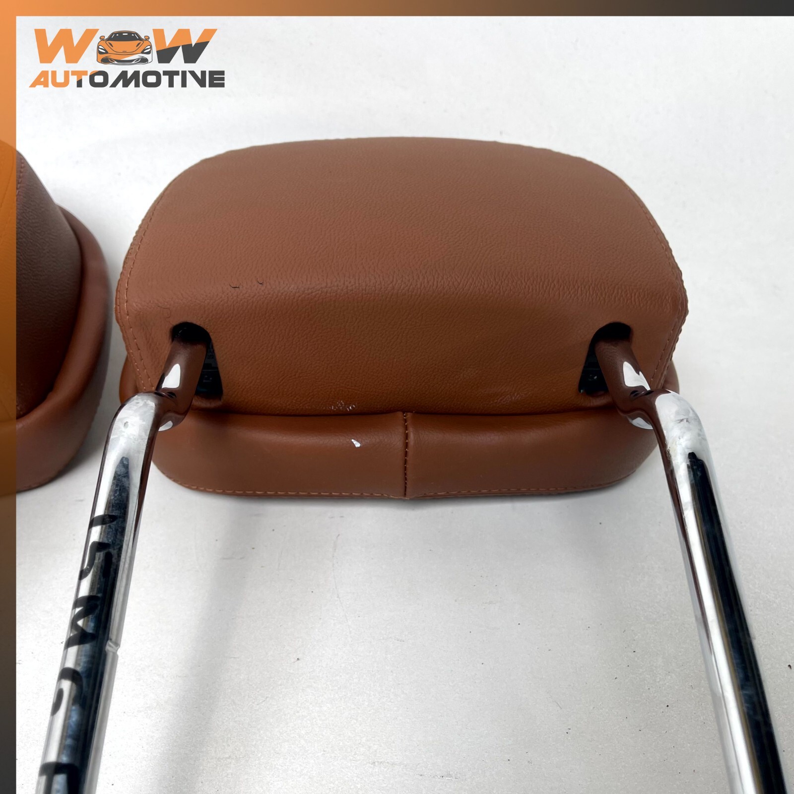 14-17 MASERATI GHIBLI FRONT RIGHT & LEFT SIDE HEADREST HEAD REST PAIR SET OEM