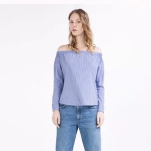 white off the shoulder blouse top