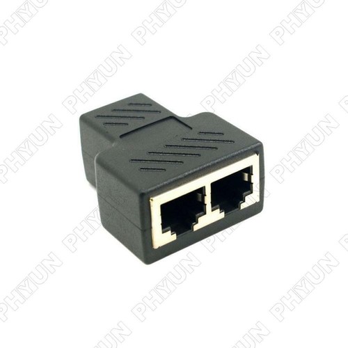 RJ45 Splitter Adapter 1 to 2 Ways Dual Female Port Ethernet Line Cable Connector - 第 8/12 張圖片