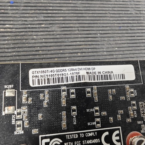Gainward GeForce GTX 1050 Ti 4GB GDDR5 - Used, Scratches, No Accessories - Picture 3 of 11