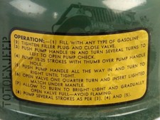 DECAL DECAL LAMP COLEMAN 1944 OPERATION. jeep willys dodge us ww2
