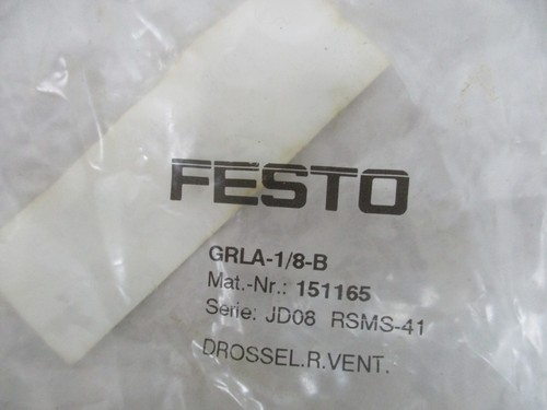 FESTO GRLA-1/8-B 151165 EINWEG-DURCHFLUSSREGELVENTIL, V0796 - Bild 2 von 3