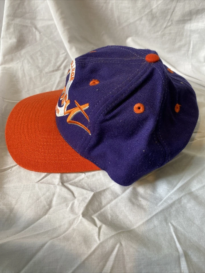 罕见 90 年代霍巴特学院政治家棒球帽可调节平沿帽复古 — 第 2/4 张图片