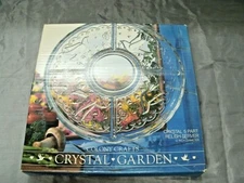 Colony Crafts CRYSTAL GARDEN 12" #4502 5 Part Relish Server Dish NEW in Box USA