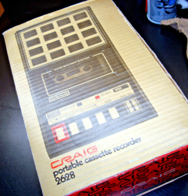 レコーダー STK Craig 2628 Vintage Portable Cassette Tape Player Recorder for
