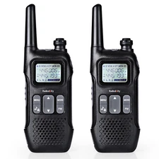 1Pair Radioddity FS-T1 UHF NOAA Weather Channel Two-way Radio FRS Walkie Talkie