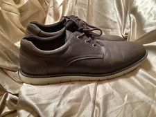 Chaps Men's Riccardo Flexx LaceUp Casual Dress Shoe Comfort Foam Brown Size 10.5